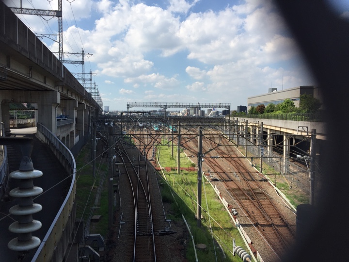 田端駅前から新幹線車庫
