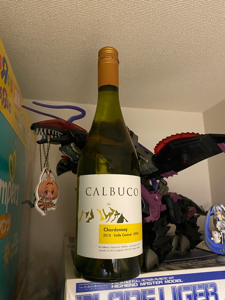 チリ セントラル・バレーの白ワイン「CALBUCO CHARDONNAY（カルブッコ シャルドネ）2018」