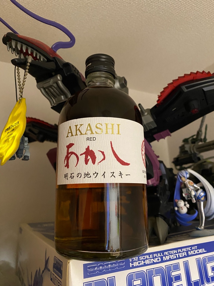 日本 兵庫県のブレッデッドウイスキー「AKASHI RED（あかし 明石の地ウイスキー）」