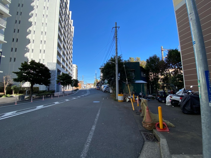 横浜駅大野町周辺（タワーマンションやシャレオツな店舗多い）所のいきなりな境界線