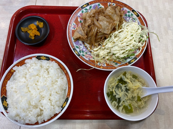 豚肉生姜焼き定食