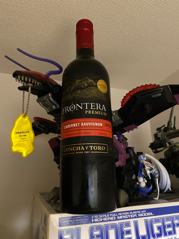チリの赤ワイン「FRONTERA PREMIUM CABERNET SAUVIGNON（フロンテラ プレミアム カベルネ・ソーヴィニヨン）2019」