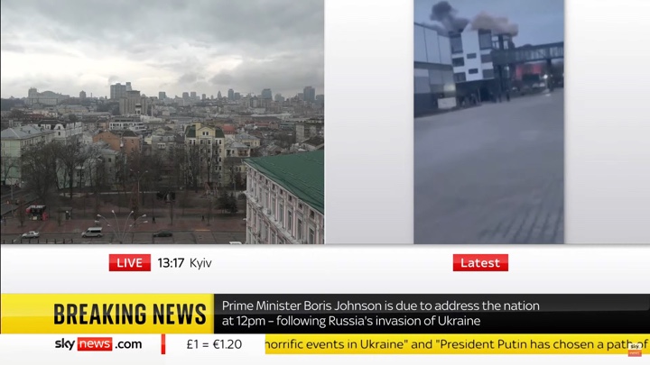 SKY NEWS ：Ukraine live updates