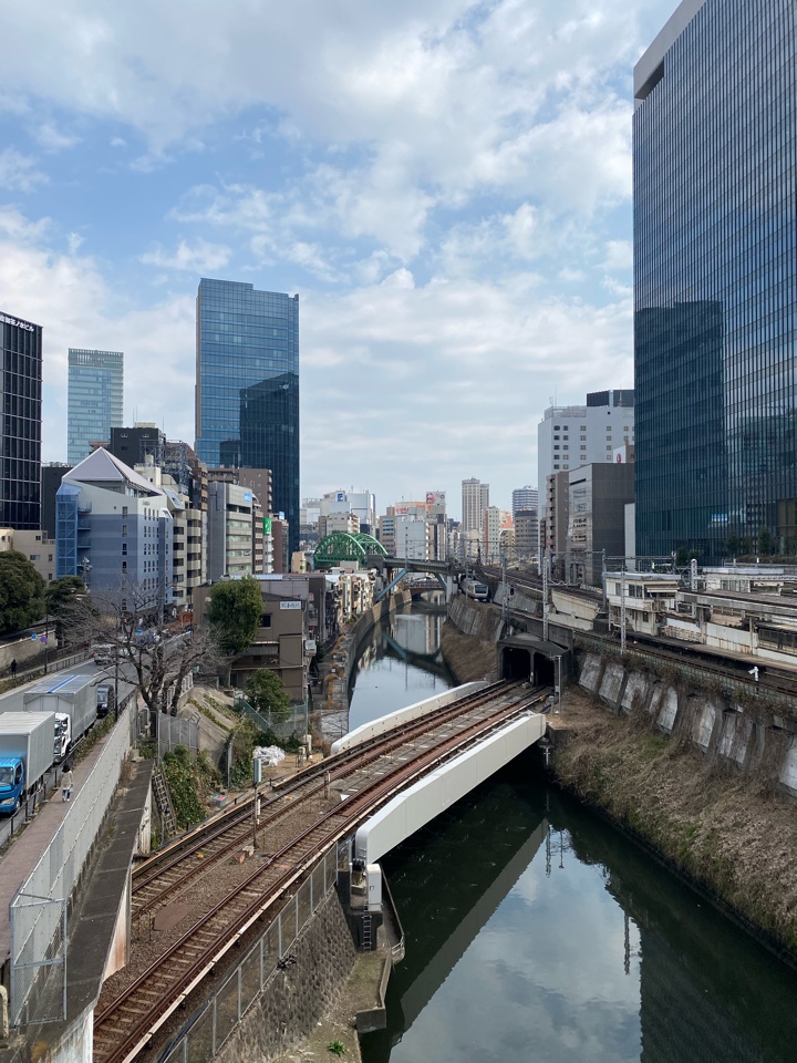 聖橋から秋葉原方面の眺め