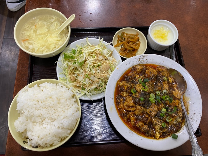 晴々飯店 麻婆豆腐定食