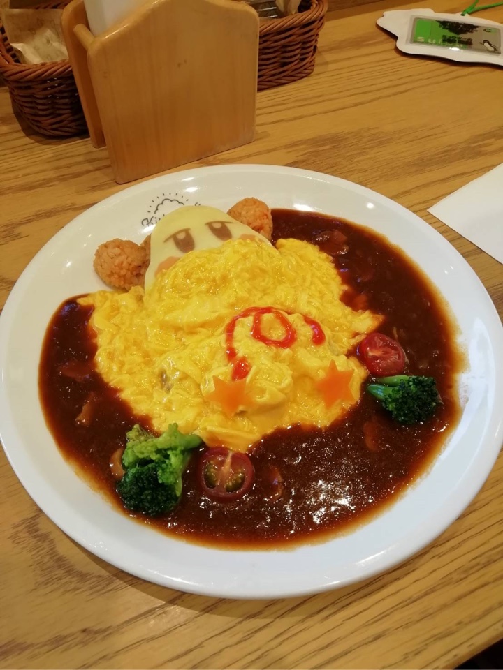 ワドルディのおひるねオムライス
