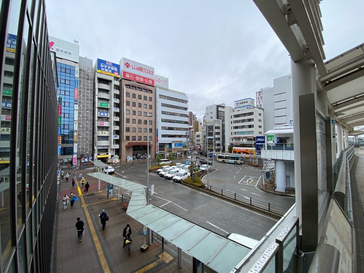 東武東上線 川越駅前 西口 バスターミナル