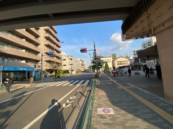 京王多摩川駅前