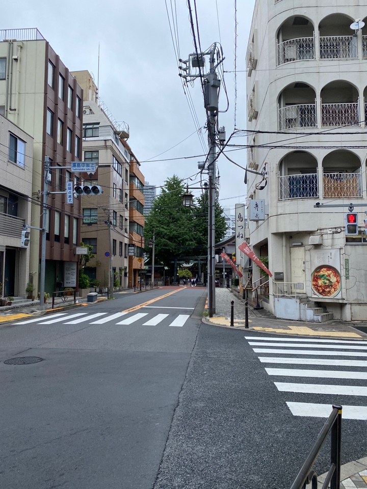 湯島天満宮 方面