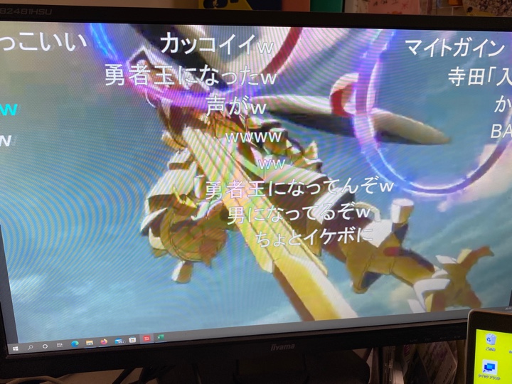 nasneとPC TV Plusでニコニコ実況のコメント付きでポプテピピック第2期第2話 ロボットアニメ「超予算勇者☆グレートバリバリピピック」ポプ子役を檜山修之、ピピ美役を森川智之