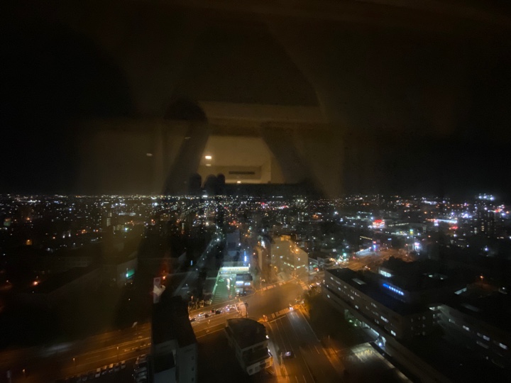 ホテルエミシア札幌 部屋からの眺め（23階）