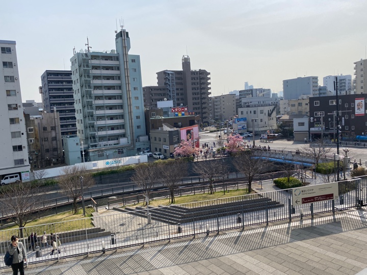 とうきょうスカイツリー駅近くからの風景