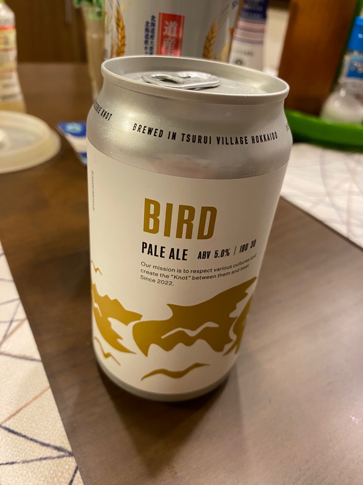鶴居村クラフトビール Brasserie KnotのBIRD（PALE ALE）